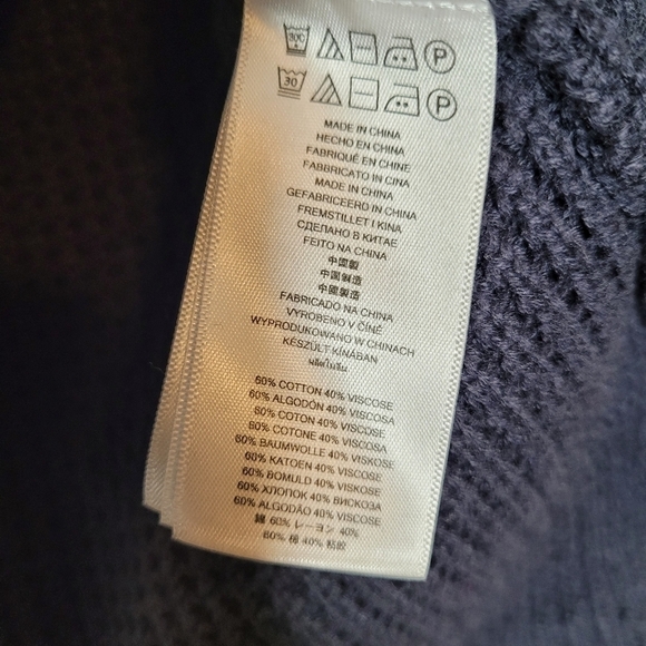 Michael Kors Grey Ribbed Cowl Neck Knit Sweater - Picture 9 of 11